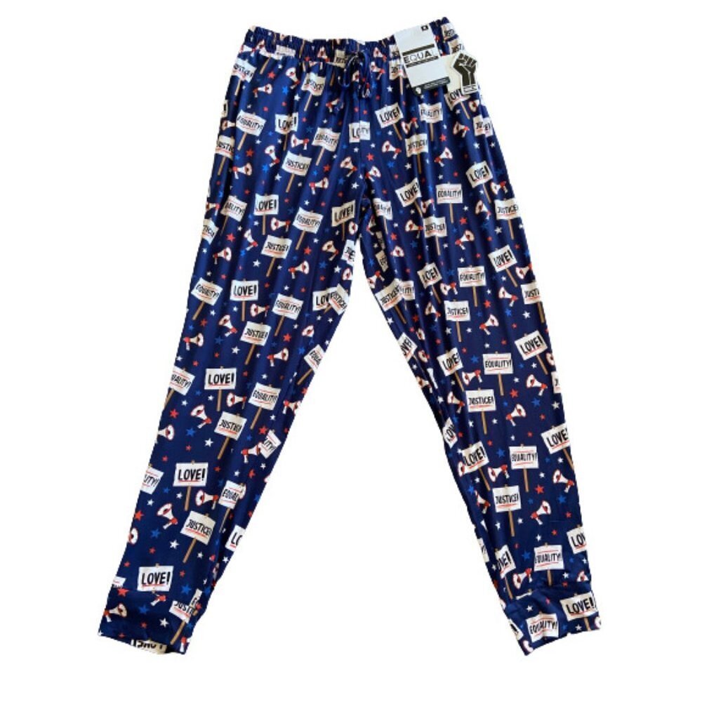 EQUAL Stand for Something Social Justice Collection Pajama Pants Size Me…